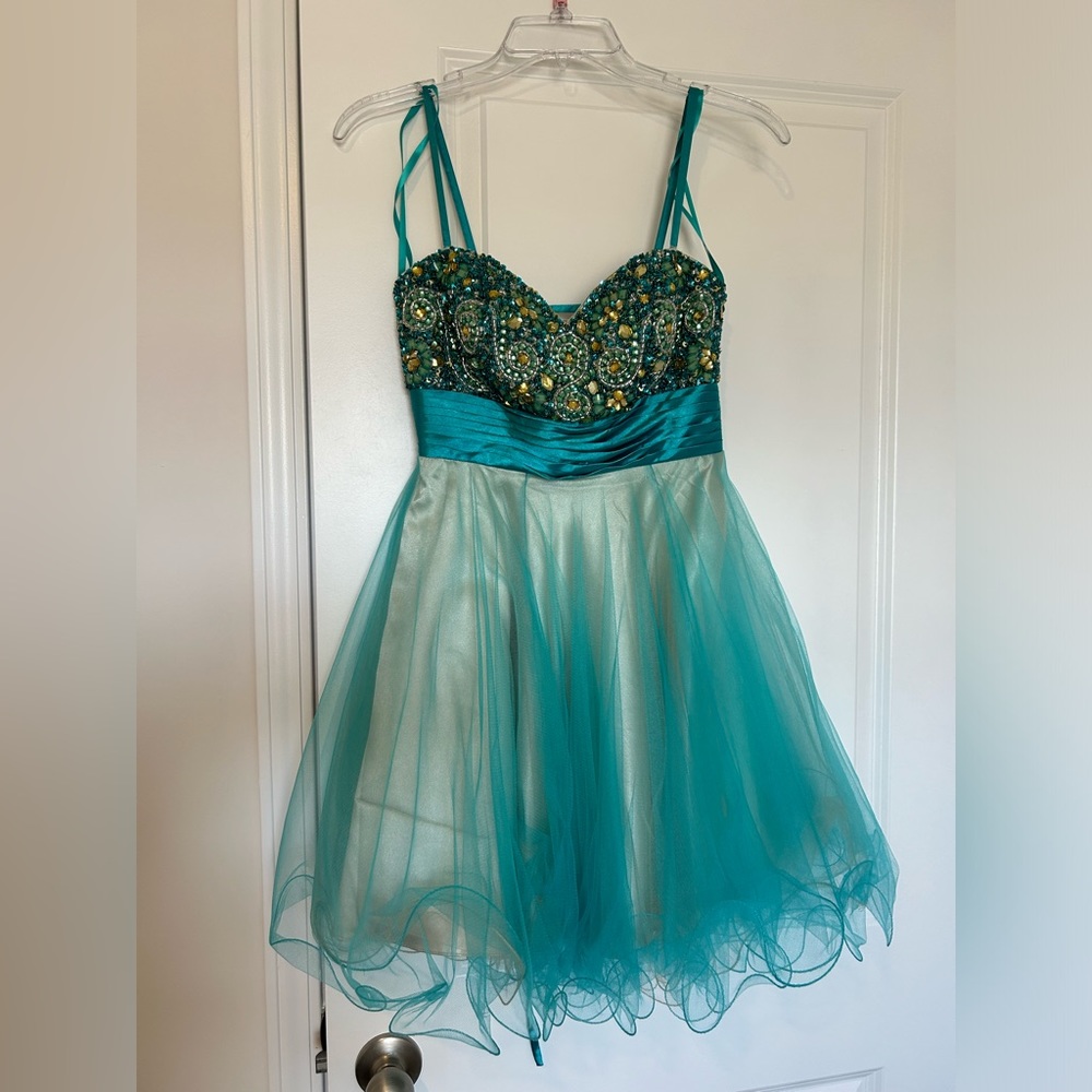 Beaded Short Prom Dress